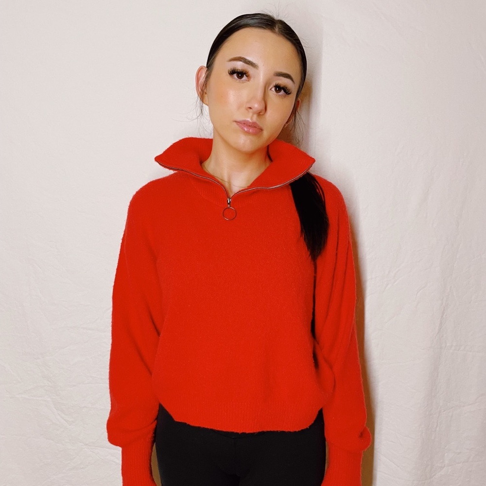 BP Red Quarter-Zip - Picture 8 of 9